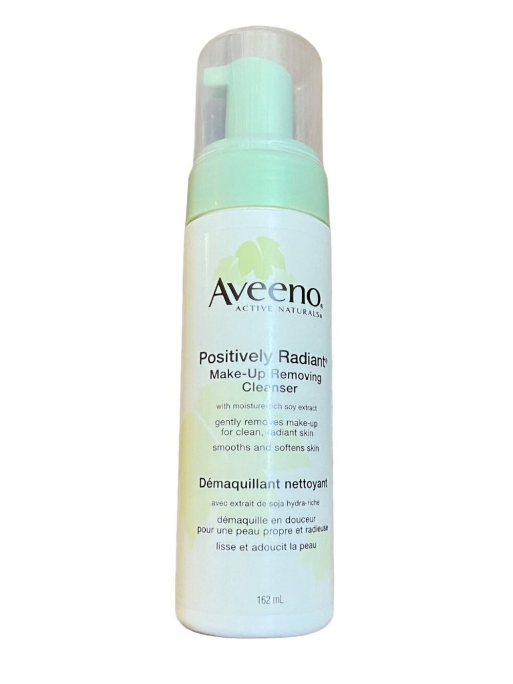 (1) Aveeno Positively Radiant Makeup Removing Cleanser 5.47oz, New- Discontinued